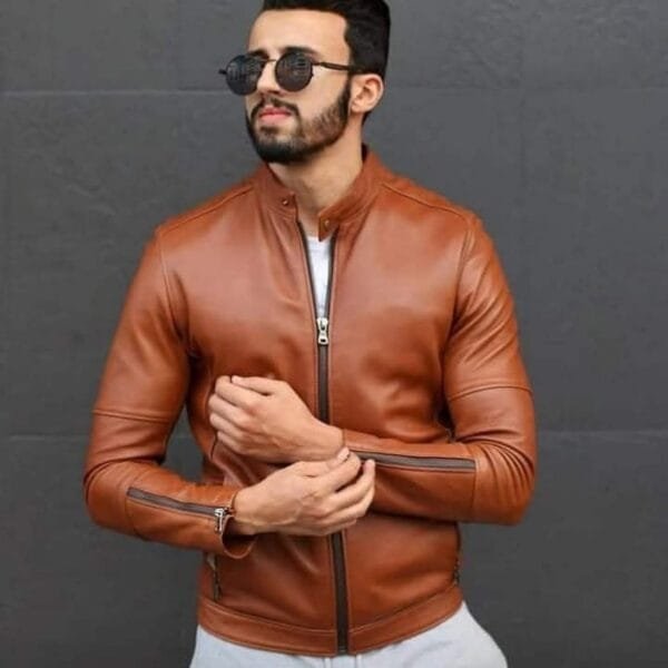 Jaquette modèle simple Ref 005 Tabac